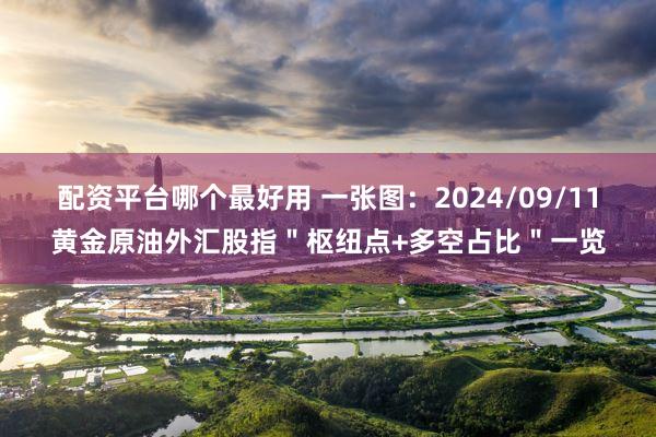 配资平台哪个最好用 一张图：2024/09/11黄金原油外汇股指＂枢纽点+多空占比＂一览