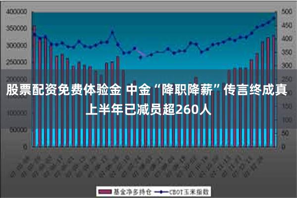 股票配资免费体验金 中金“降职降薪”传言终成真 上半年已减员超260人
