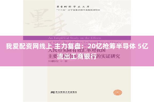 我爱配资网线上 主力复盘：20亿抢筹半导体 5亿流出工商银行