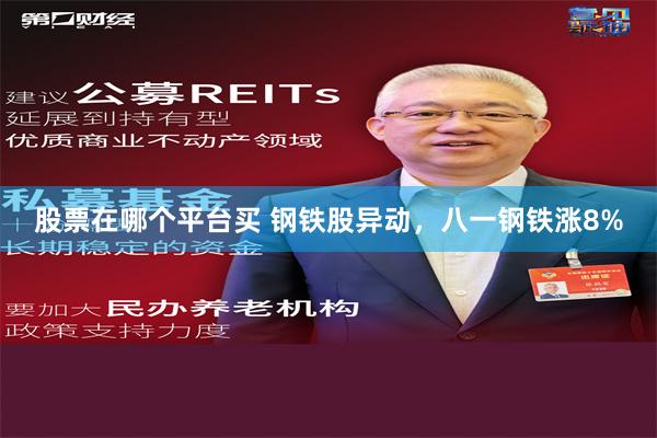 股票在哪个平台买 钢铁股异动，八一钢铁涨8%