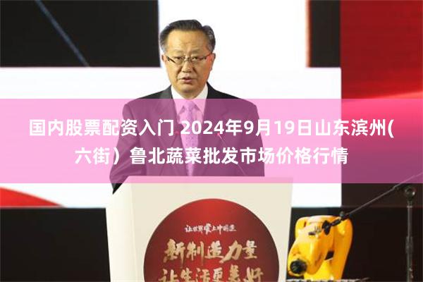 国内股票配资入门 2024年9月19日山东滨州(六街）鲁北蔬菜批发市场价格行情
