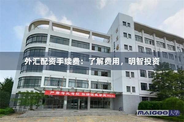 外汇配资手续费：了解费用，明智投资