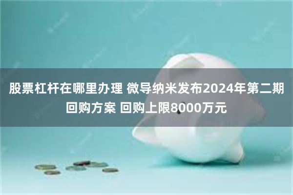 股票杠杆在哪里办理 微导纳米发布2024年第二期回购方案 回购上限8000万元