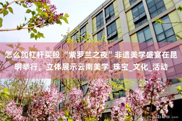 怎么加杠杆买股 “紫罗兰之夜”非遗美学盛宴在昆明举行，立体展示云南美学_珠宝_文化_活动