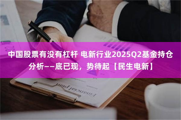 中国股票有没有杠杆 电新行业2025Q2基金持仓分析——底已现，势待起【民生电新】